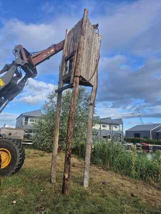 Houten speeltoren